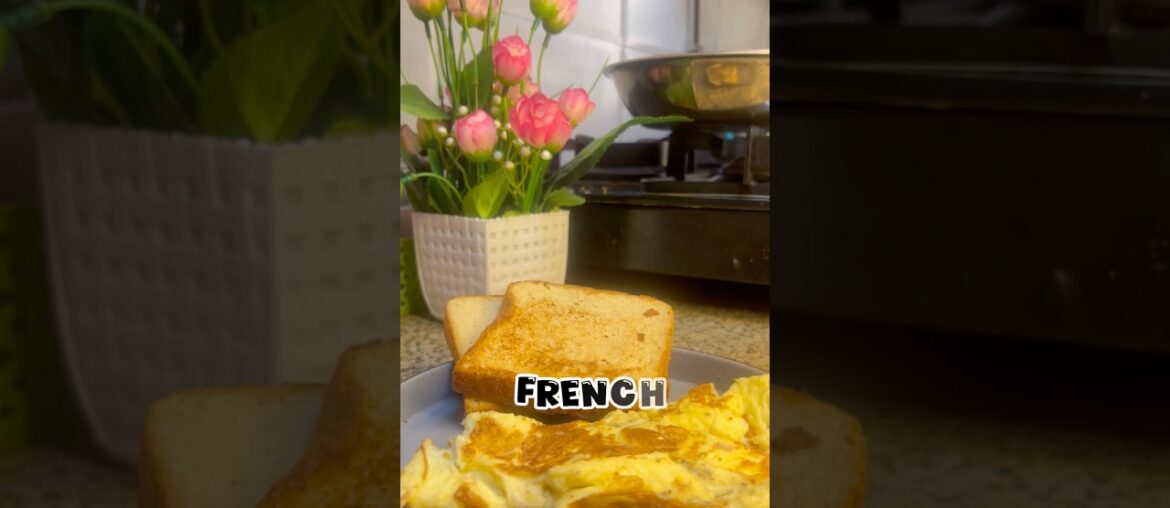 FRENCH OMELETTE RECIPE 🍳 #shorts #viral #cooking #food #trending