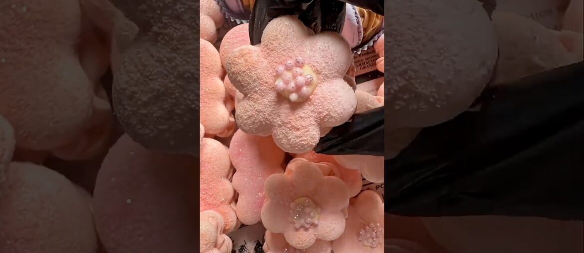 Pastel Rose Flower Macarons 🌸Soft French Macaron Texture