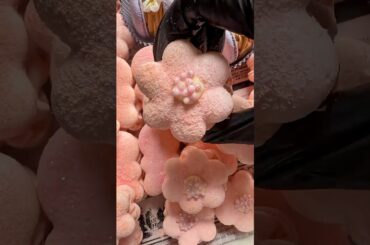 Pastel Rose Flower Macarons 🌸Soft French Macaron Texture