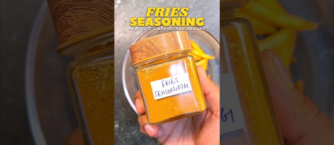 🍟😍 Cafe style fries seasoning recipe 😍 #fries #masala #ytshorts #homemade #cafestyle