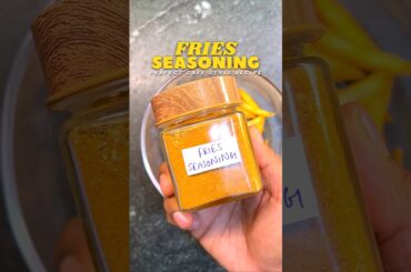 🍟😍 Cafe style fries seasoning recipe 😍 #fries #masala #ytshorts #homemade #cafestyle