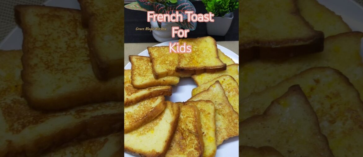 Easy French Toast Recipe with Egg/Perfect Breakfast in 10 Minutes/#Shorts/#gracemagickitchen