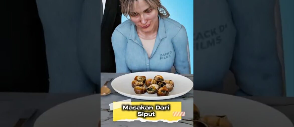 Olahan Makanan Dari Siput #feedshort #ricarica #shortvideo #animasiedukasi #masakan #siput #bekicot