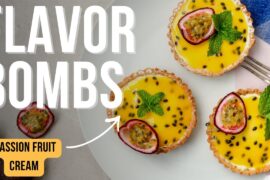 Easy Passion Fruit Tartlets (Silky Passion Fruit Curd Recipe)