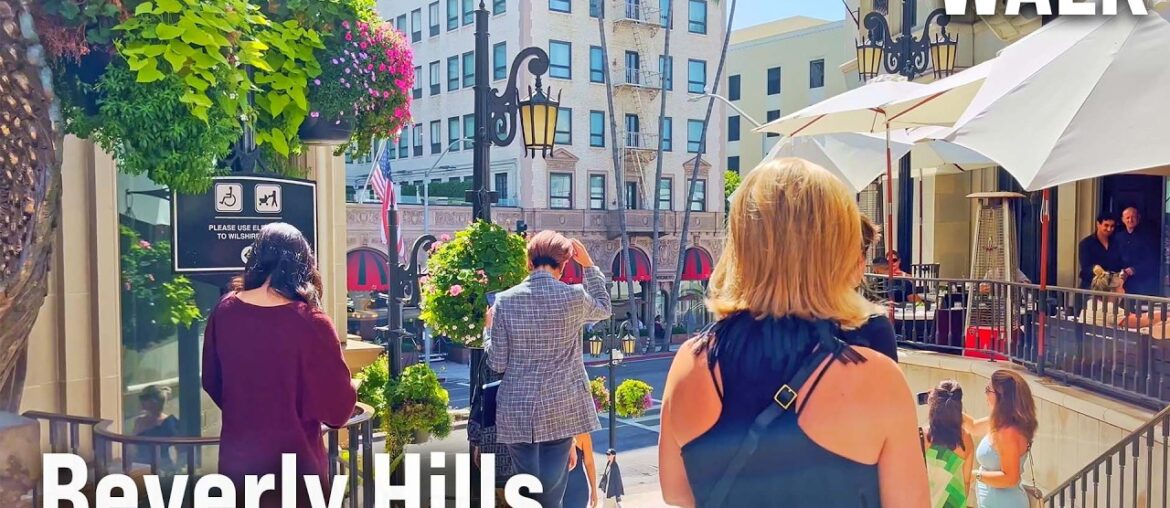 BEVERLY HILLS Walking Tour | 4K Walk of The Grove & Farmers Market, Los Angeles