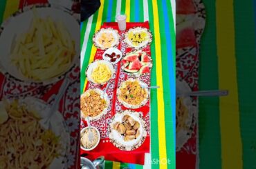 #ramadan#special#iftar#day 25#cooking#food#recipe#french fries#noodles#fruits