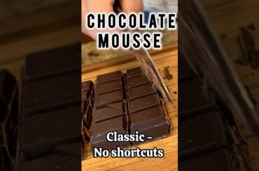 Classic French chocolate mousse 🍫 no gelatin, authentic recipe!