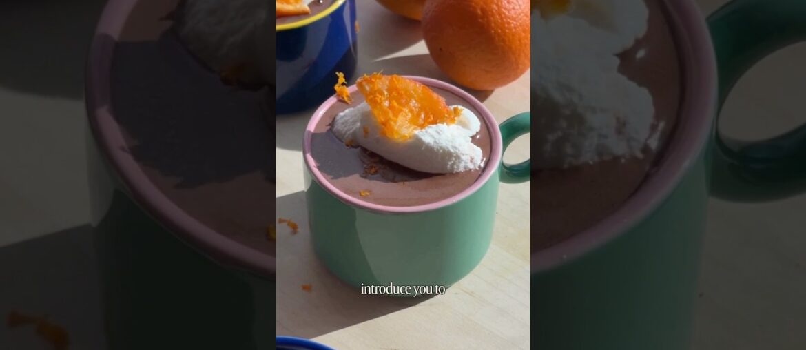 French Hot Chocolate ✨💫 #hotchocolate #chocolate #frenchhotchocolate #french