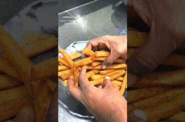 এই ডান্ডা গুলো যেমন ক্রিস্পি তেমন টেস্টি। #shorts #ytshorts #food #frenchfries