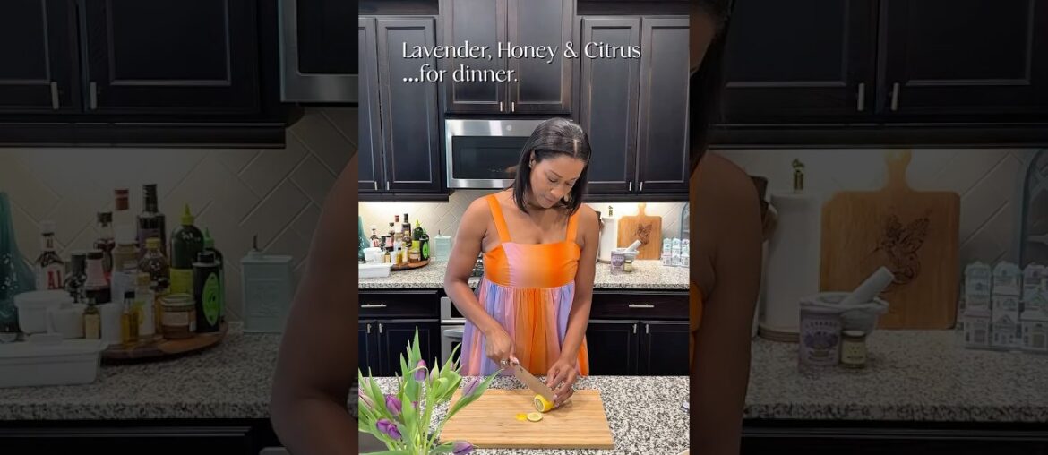 French Dinner at Home | Lavender, Honey & Citrus Chicken