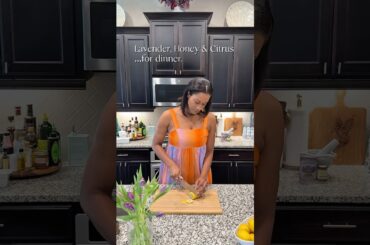 French Dinner at Home | Lavender, Honey & Citrus Chicken