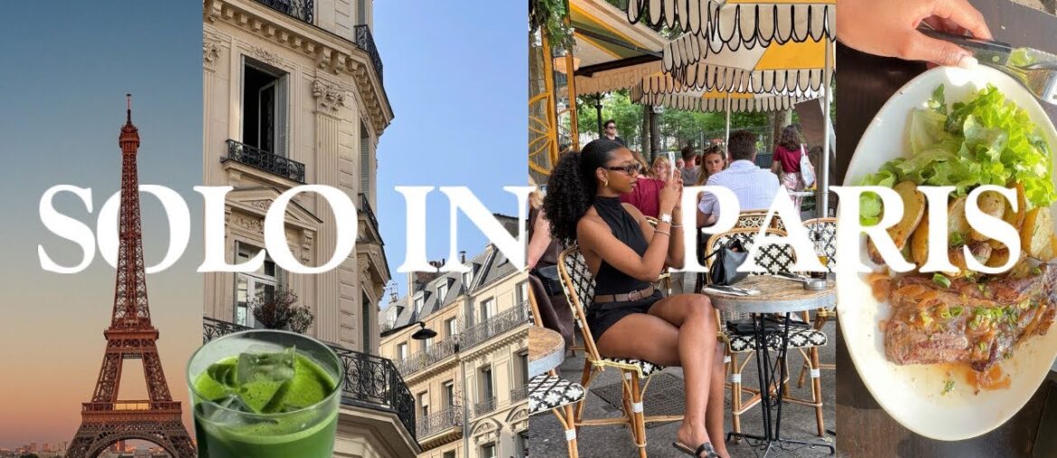 SOLO DATE IN PARIS | exploring flea markets, french cuisine, matcha & chats