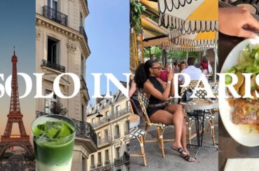 SOLO DATE IN PARIS | exploring flea markets, french cuisine, matcha & chats