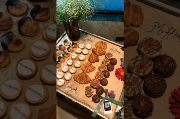 Aesthetic Coffee Setup- Muffins, Cookies, Croissant | Coffee Run | Willow View Launch | Top Caterers