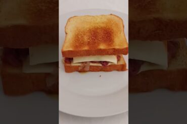 Corned Beef with Crosswise Onion Crescents on Brioche Toast 🥩🧅