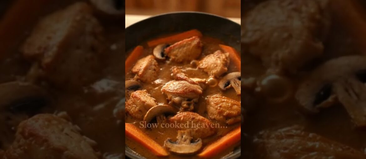 Coq au Vin in 30 Seconds 🍗🔥 French Comfort Food That Will Blow Your Mind!