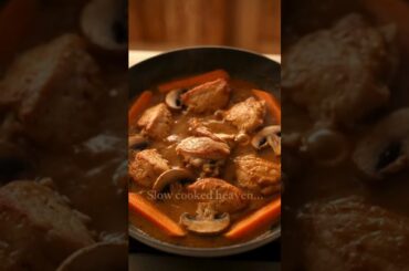 Coq au Vin in 30 Seconds 🍗🔥 French Comfort Food That Will Blow Your Mind!
