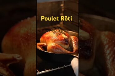 Poulet Rôti – Classic French Style Roasted Chicken Recipe #pouletroti