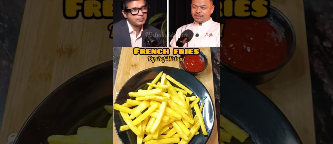 French fries recipe by chef Michael #shortsfeed #food #shortvideo #recipe #shortsviral #indianfood