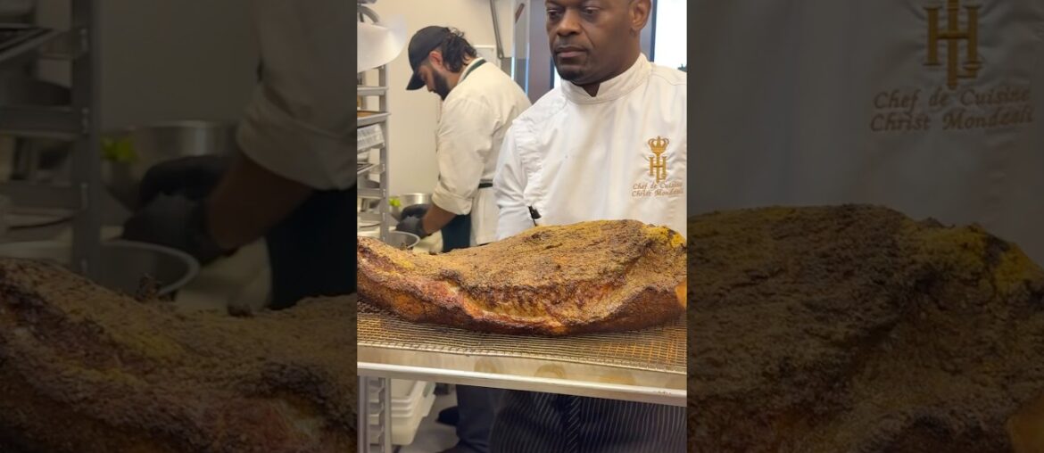 Brisket at Le Bilboquet Market with the LEGENDARY FRENCH PASTRY CHEF Francois Payard