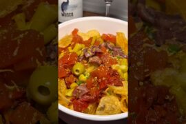 Patatas fritas con “Gilda”✨🫒🍷 este aperitivo lo tienes que probar😌 #receta #sencilla #papousfood