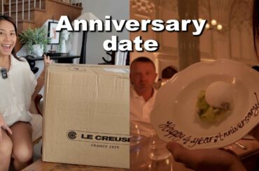 Anniversary Vlog | French Dinner in the City & My Dream Le Creuset Cookware Upgrade | Emem Ibanez