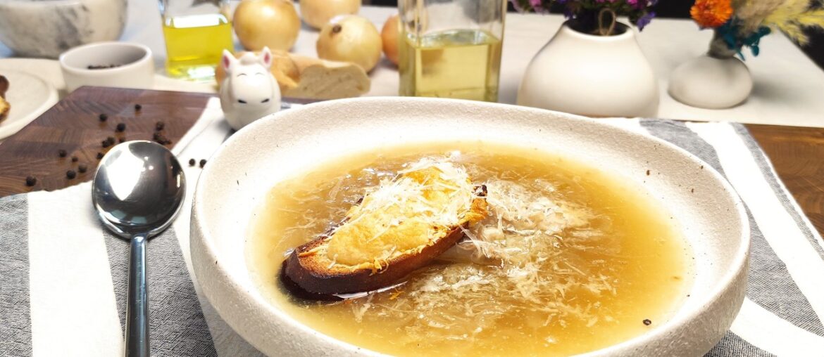 Classic French Onion Soup | Deeply Caramelized & Rich | ASMR