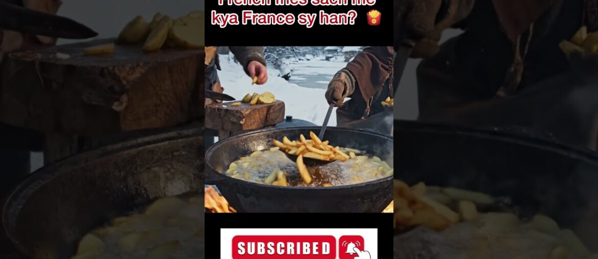 French Fries: France Se Nahi, Belgium Se!  #foodhistory #shorts