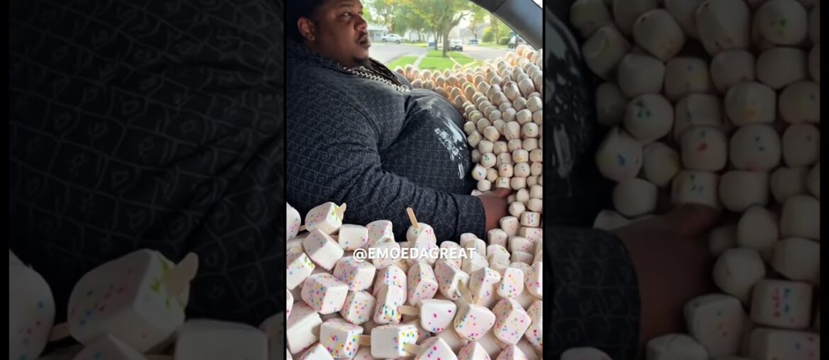 Fat Boy Birthday Cake Ice Cream Sandwich Pops #laugh #emoedagreat #food #foodie #icecreamlove