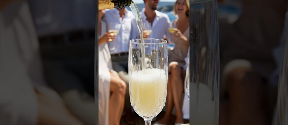 Champagne Flowing on a Mega Yacht 🥂 French Riviera Luxury Party Vibes