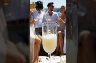 Champagne Flowing on a Mega Yacht 🥂 French Riviera Luxury Party Vibes
