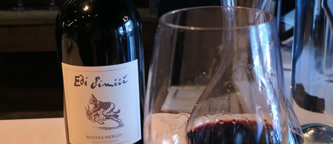 2020 Edi Simčič Kozana Merlot from Slovenia