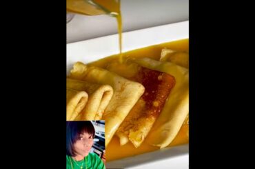 Crêpe Suzette 🍊🔥 | The Most Elegant French Dessert