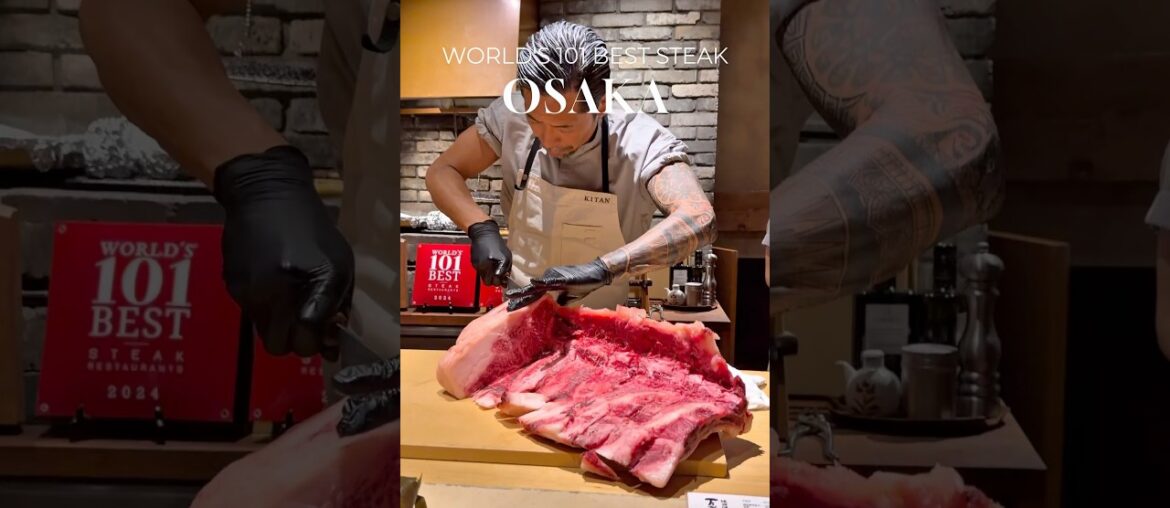 An Osaka Wagyu restaurant named one of "WORLD'S 101 BEST STEAK"🥩