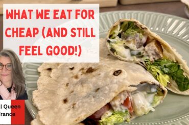 What we eat for cheap (and still feel good!) #frugal #homemade #kebab #foodvlog #costofliving