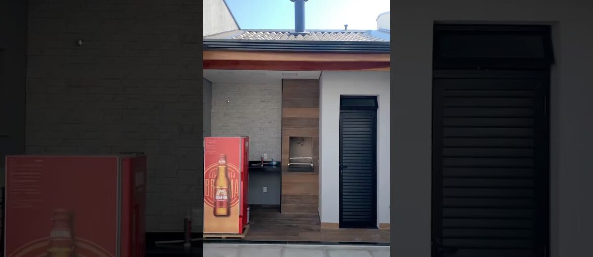 Churrasqueira Caixote Sob medida. #churrasqueira #construção #gourmet #obra #viral #casa #fyp