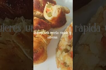 Rollos Gourmet gratinados, Recetas con Ruth,#platillosgourmet #recetas