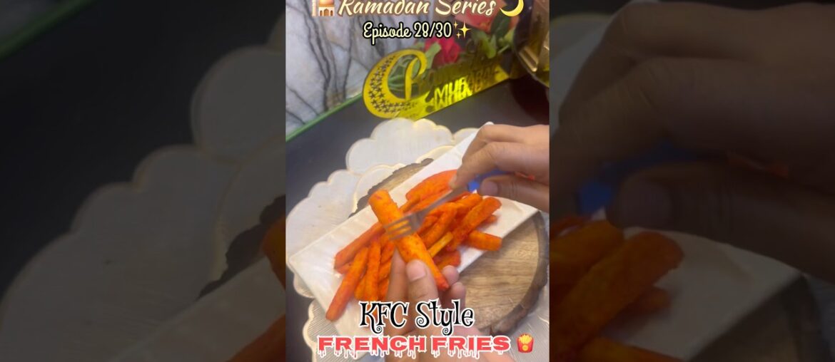 KFC Style French Fries 🍟 | Ep-28/30✨ Save it for iftar 💯 #shorts #recipe KFC Style French Fries 🍟 | Ep-28/30✨ Save it for iftar 💯 #shorts #recipe