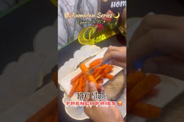 KFC Style French Fries 🍟 | Ep-28/30✨ Save it for iftar 💯 #shorts #recipe