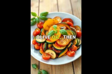 Mastering the Perfect French Ratatouille Recipe. #Shorts