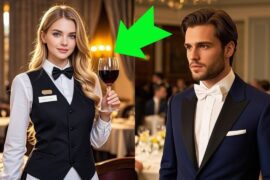 “You can’t even pronounce wine,” said the Millionaire… the waitress responded in French and toast