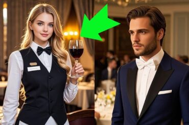 “You can’t even pronounce wine,” said the Millionaire… the waitress responded in French and toast