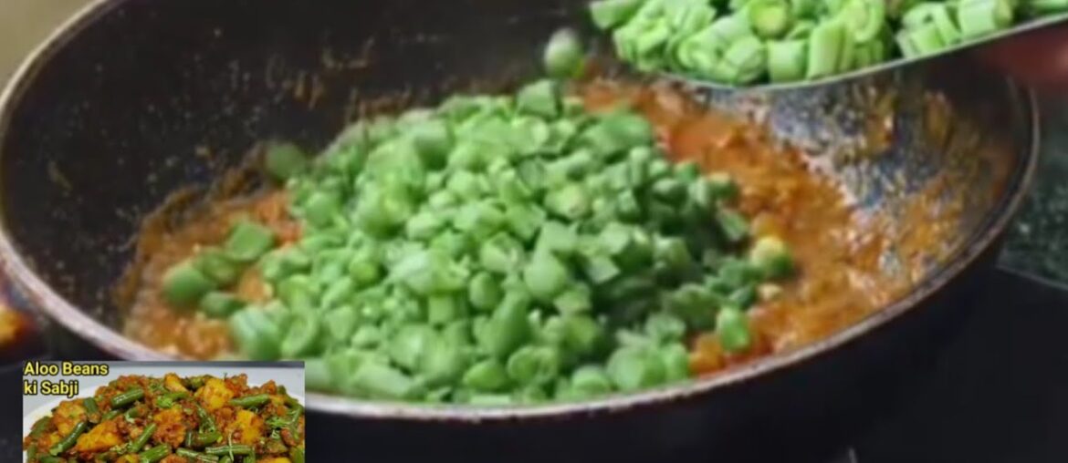 10 min Easy Dinner & Lunch   Recipe - Aloo French Beans Recipe - Easy Dinner Recipe