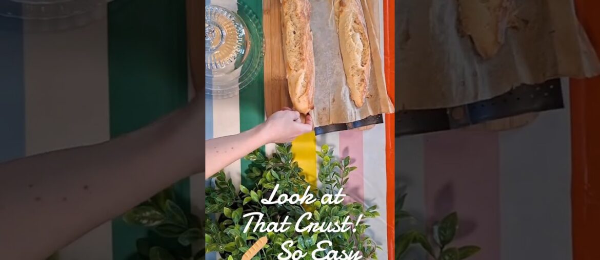 Easy French Baguette recipe – 3 Ingredients 5 minutes – Anyone Can Do It! no kneading needed enjoy Easy French Baguette recipe – 3 Ingredients 5 minutes - Anyone Can Do It! no kneading needed enjoy