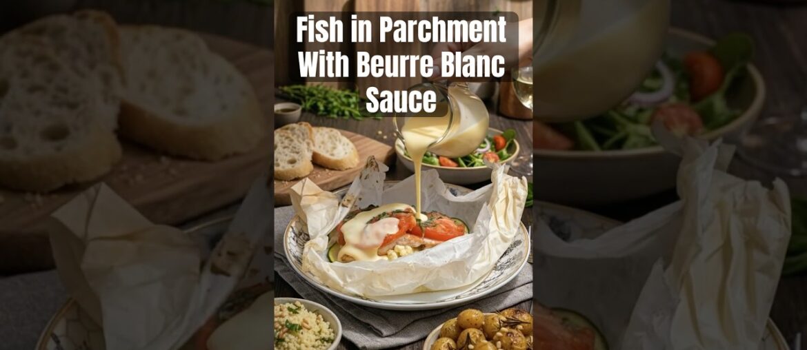 Fish in Parchment with Beurre Blanc Sauce | Easy Elegant French Seafood Recipe