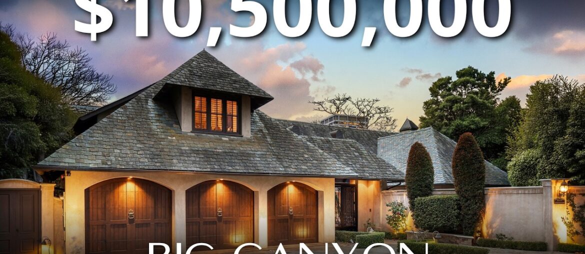 Touring a guard gated FRENCH COUNTRY MANOR with Sweeping GOLF COURSE VIEWS in Newport Beach