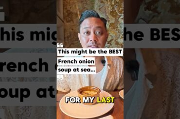 French Onion Soup at Cagney's Steakhouse 🧅 | Norwegian Gem Food Review