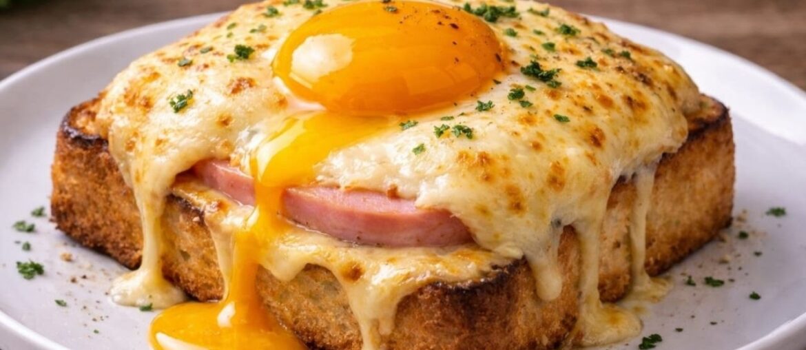 You've never had such a delicious breakfast before – a French toast sandwich with egg in 10 minutes!