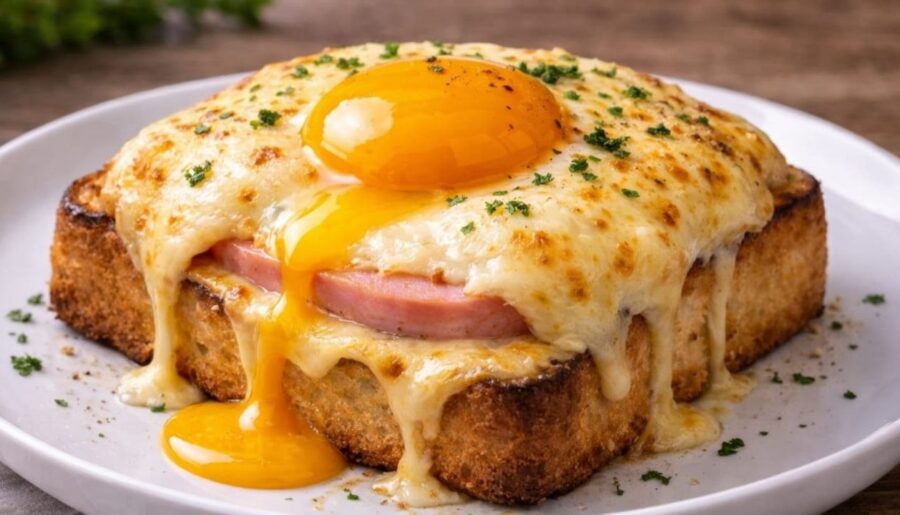 You’ve never had such a delicious breakfast before – a French toast sandwich with egg in 10 minutes!