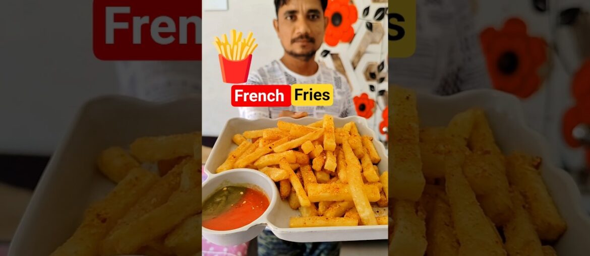 🍟 Make French fries at home #shorts #food #frenchfries #fingerchips #minivlog